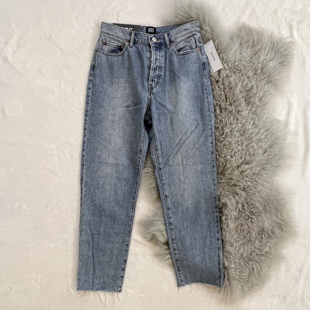 BDG High Rise Slim Straight Jeans
